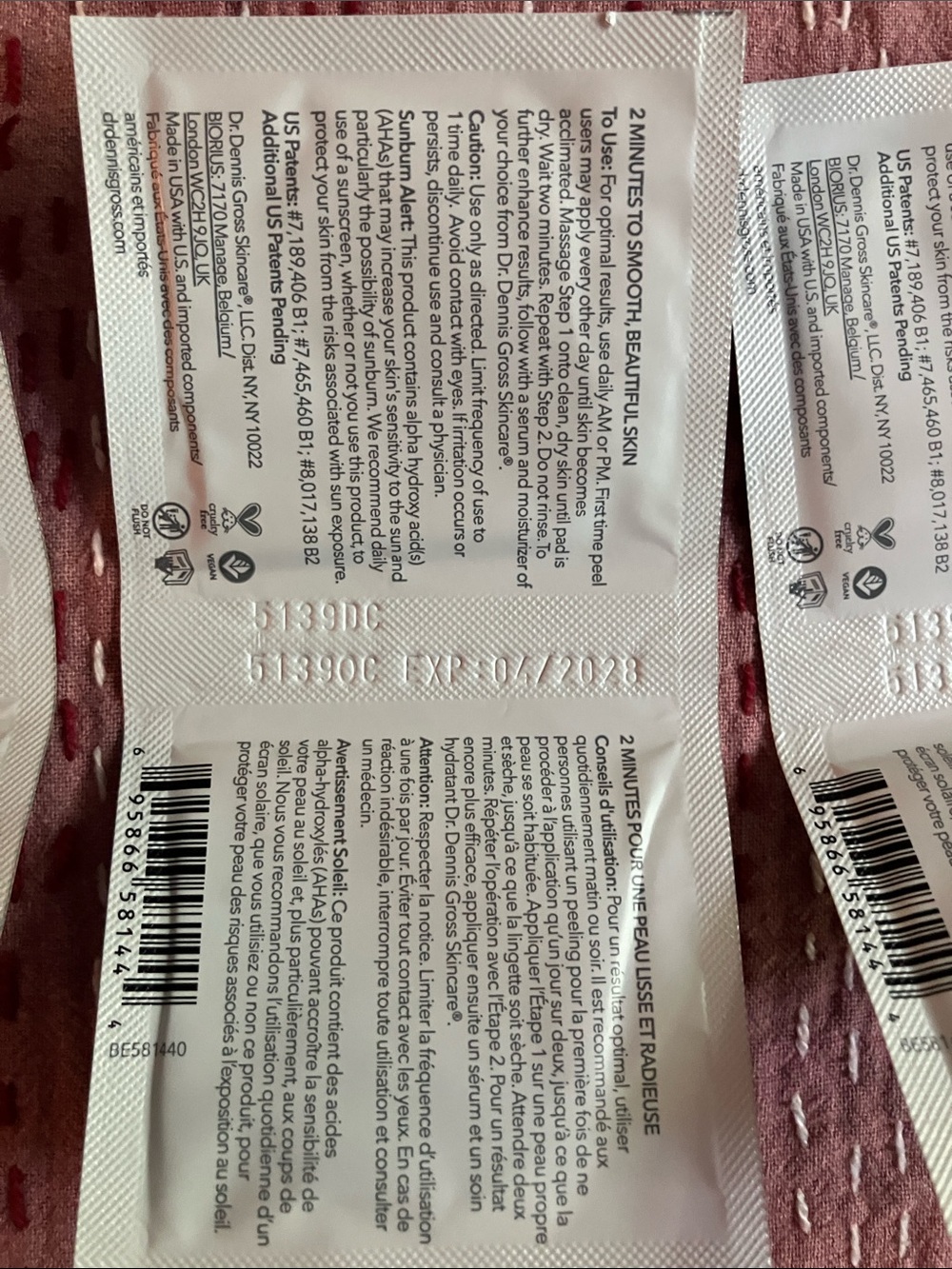 Dr Dennis gross alpha beta peel , new in box , 3 treatments , exp 04/28 - Picture 5 of 8